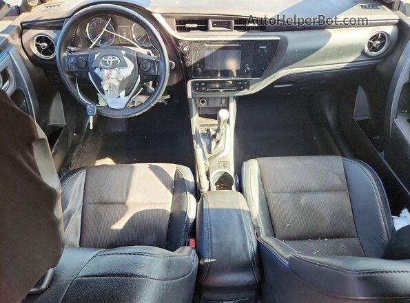 2T1BURHE0HC887375 2017 TOYOTA COROLLA Red Dashboard view