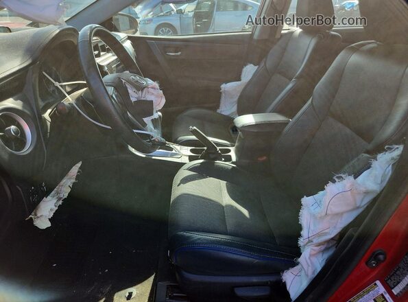 2T1BURHE0HC887375 2017 TOYOTA COROLLA Red Front interior view