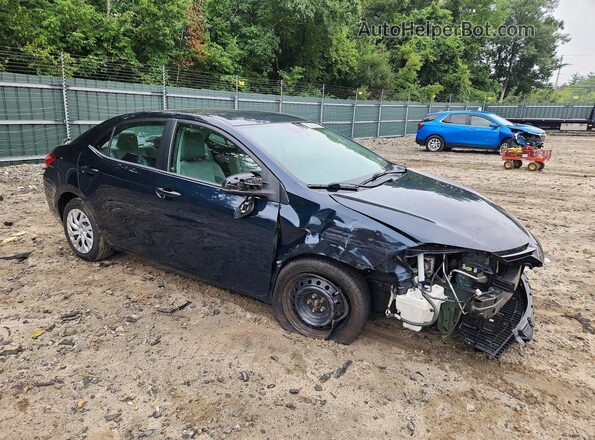 2T1BURHE0HC899123 2017 TOYOTA COROLLA Blue Передня права чверть