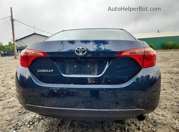 2T1BURHE0HC899123 2017 TOYOTA COROLLA Blue Вид ззаду