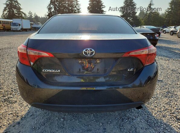 2T1BURHE0HC906572 2017 TOYOTA COROLLA Black უკანა ხედი