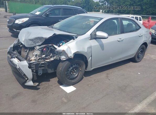 2T1BURHE0HC922383 2017 TOYOTA COROLLA Silver Przód lewy