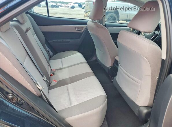 2T1BURHE0HC952435 2017 TOYOTA COROLLA Blue Вид задніх сидінь
