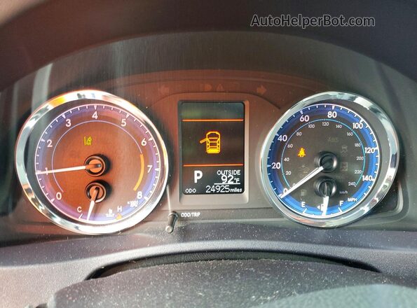2T1BURHE0HC952435 2017 TOYOTA COROLLA Blue Вид щитка приладів