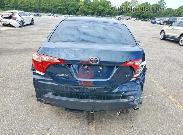 2T1BURHE0HC952435 2017 TOYOTA COROLLA Blue Вид ззаду