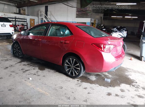 2T1BURHE0HC961961 2017 TOYOTA COROLLA Red Rear left