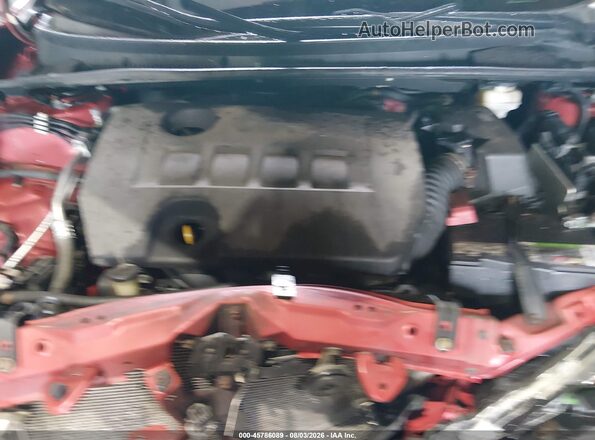 2T1BURHE0HC961961 2017 TOYOTA COROLLA Red Rear view