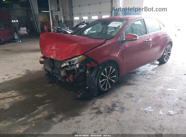 2T1BURHE0HC961961 2017 TOYOTA COROLLA Red Front left