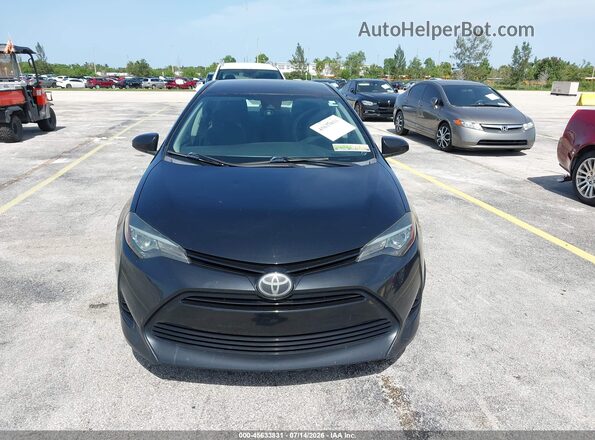 2T1BURHE0JC059395 2018 TOYOTA COROLLA Black Widok zestawu wskaźników