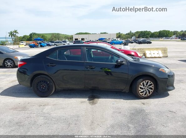 2T1BURHE0JC059395 2018 TOYOTA COROLLA Black Widok wnętrza z tyłu