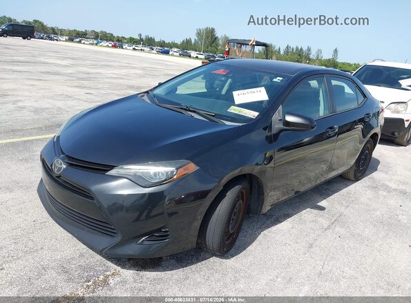 2T1BURHE0JC059395 2018 TOYOTA COROLLA Black Widok z przodu