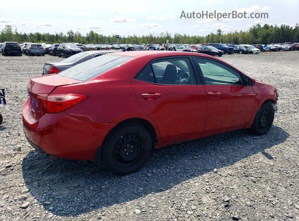 2T1BURHE0JC065424 2018 TOYOTA COROLLA Красный Задняя правая четверть