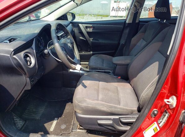 2T1BURHE0JC065424 2018 TOYOTA COROLLA Красный Вид салона спереди