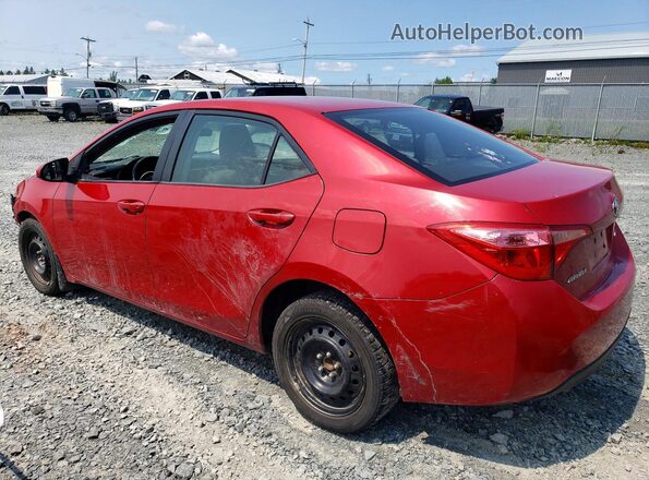 2T1BURHE0JC065424 2018 TOYOTA COROLLA Красный Задняя левая четверть