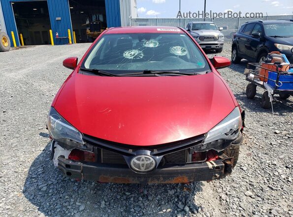 2T1BURHE0JC065424 2018 TOYOTA COROLLA Красный Вид спереди