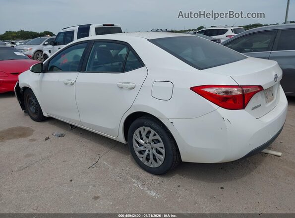 2T1BURHE0JC070090 2018 TOYOTA COROLLA White Trasero izquierdo