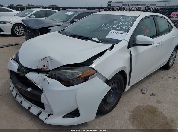 2T1BURHE0JC070090 2018 TOYOTA COROLLA White Vista frontal