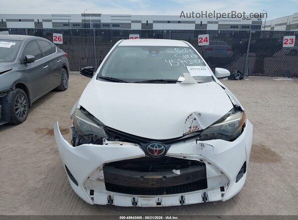 2T1BURHE0JC070090 2018 TOYOTA COROLLA White Vista del salpicadero