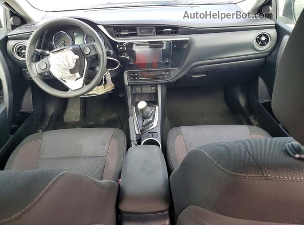 2T1BURHE0JC117960 2018 TOYOTA COROLLA White Առջևի վահանակի տեսք