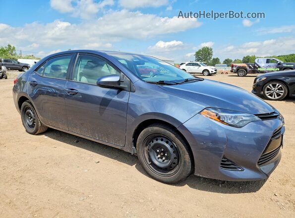 2T1BURHE0JC968690 2018 TOYOTA COROLLA Синий Передняя правая четверть
