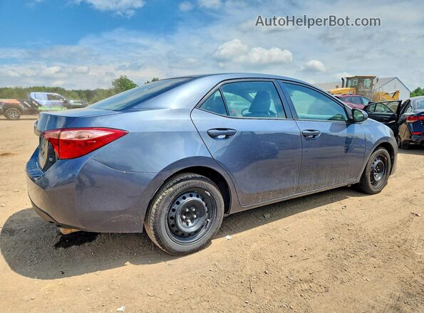 2T1BURHE0JC968690 2018 TOYOTA COROLLA Синий Задняя правая четверть