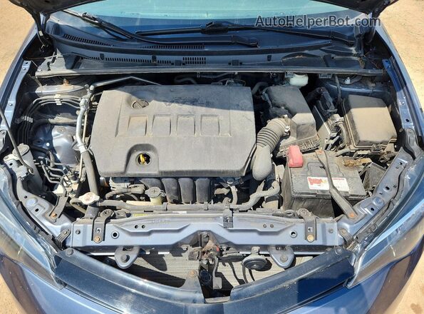 2T1BURHE0JC968690 2018 TOYOTA COROLLA Синий Вид задней части салона