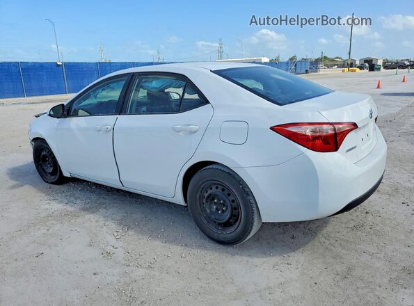 2T1BURHE0JC988499 2018 TOYOTA COROLLA White Հետևի ձախ