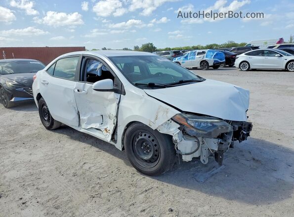 2T1BURHE0JC988499 2018 TOYOTA COROLLA White Առջևի աջ