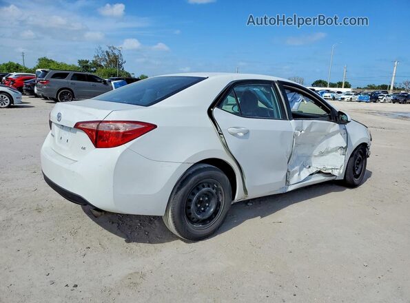 2T1BURHE0JC988499 2018 TOYOTA COROLLA White Հետևի աջ