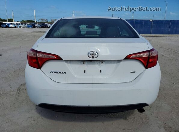2T1BURHE0JC988499 2018 TOYOTA COROLLA White Հետևի տեսք