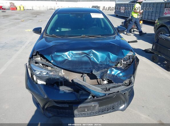 2T1BURHE0KC135361 2019 TOYOTA COROLLA Black Вид щитка приладів
