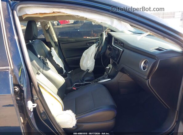 2T1BURHE0KC135361 2019 TOYOTA COROLLA Black Вид салону спереду