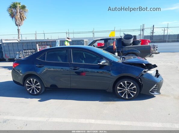 2T1BURHE0KC135361 2019 TOYOTA COROLLA Black Вид задньої частини салону