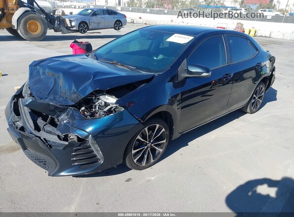 2T1BURHE0KC135361 2019 TOYOTA COROLLA Black Передня ліва чверть