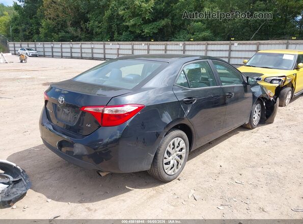 2T1BURHE0KC186049 2019 TOYOTA COROLLA Black Trasero derecho
