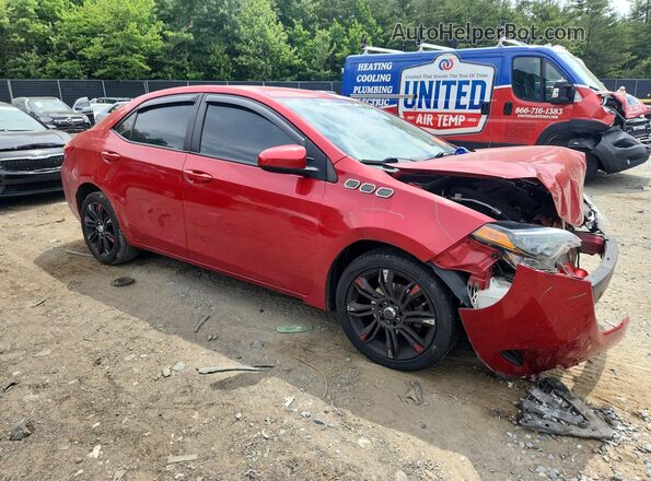 2T1BURHE0KC235931 2019 TOYOTA COROLLA Red Front right