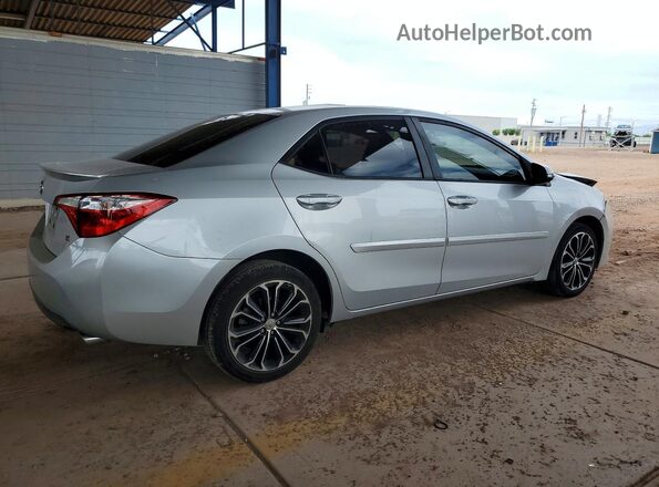 2T1BURHE1GC574432 2016 TOYOTA COROLLA Серебряный Задняя правая четверть