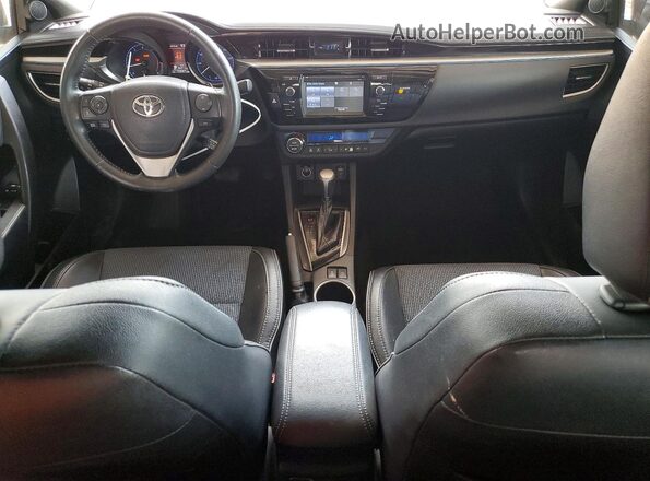 2T1BURHE1GC574432 2016 TOYOTA COROLLA Серебряный Вид панели приборов