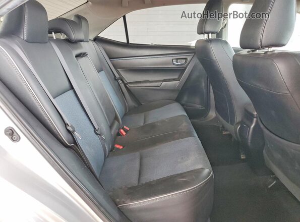 2T1BURHE1GC574432 2016 TOYOTA COROLLA Серебряный Вид задних сидений
