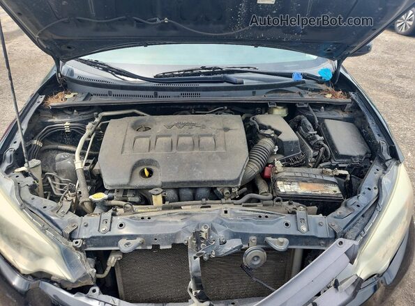 2T1BURHE1GC625007 2016 TOYOTA COROLLA Black Вид задньої частини салону