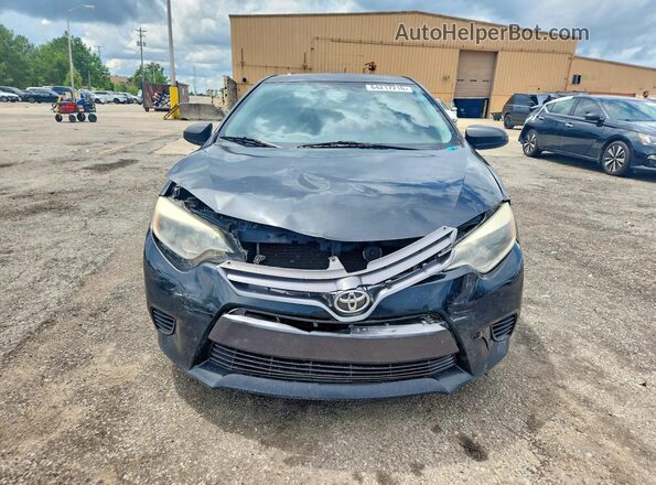 2T1BURHE1GC625007 2016 TOYOTA COROLLA Black Вид спереду