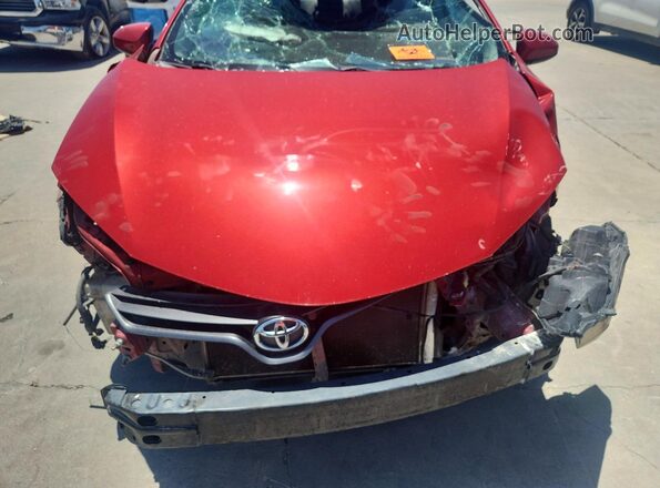 2T1BURHE1GC646343 2016 TOYOTA COROLLA Red Вид задньої частини салону