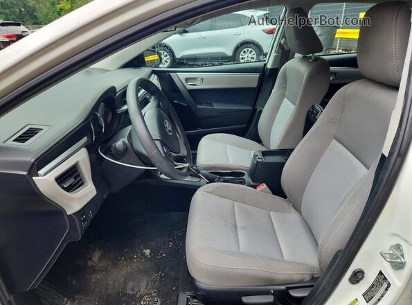 2T1BURHE1GC670030 2016 TOYOTA COROLLA White წინა სალონის ხედი
