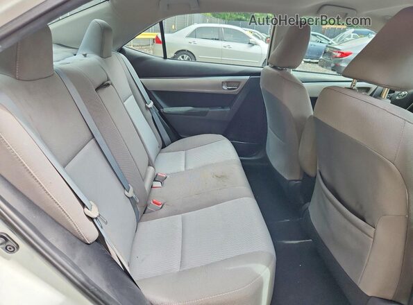 2T1BURHE1GC670030 2016 TOYOTA COROLLA White უკანა სავარძლების ხედი