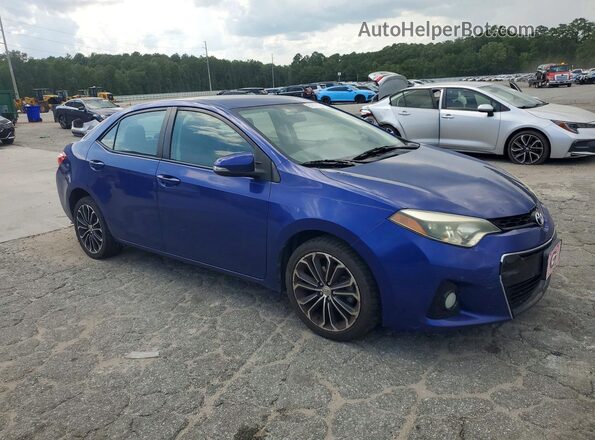 2T1BURHE1GC673574 2016 TOYOTA COROLLA Blue Առջևի աջ