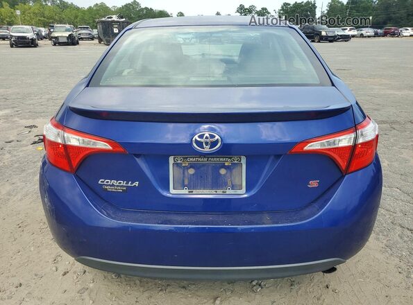 2T1BURHE1GC673574 2016 TOYOTA COROLLA Blue Հետևի տեսք