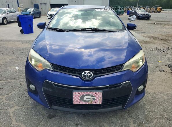 2T1BURHE1GC673574 2016 TOYOTA COROLLA Blue Դիմացի տեսք