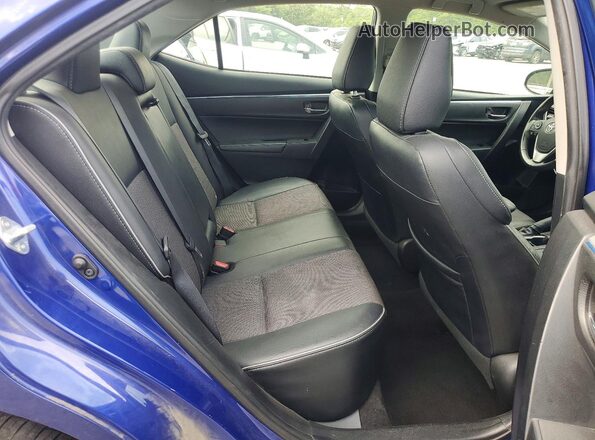 2T1BURHE1GC673574 2016 TOYOTA COROLLA Blue Հետևի նստատեղերի տեսք