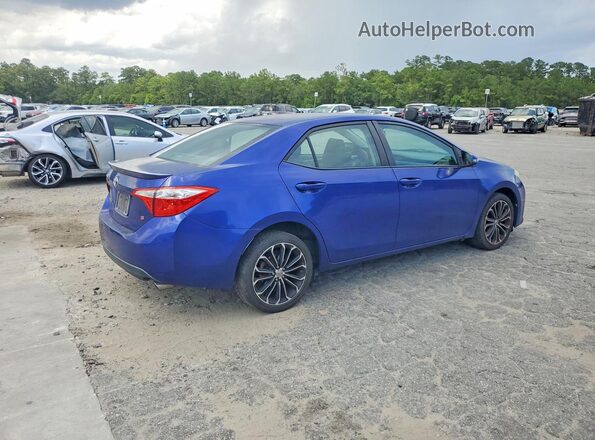 2T1BURHE1GC673574 2016 TOYOTA COROLLA Blue Հետևի աջ