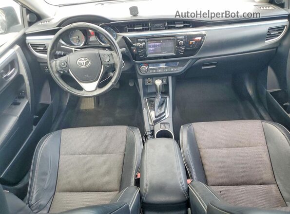 2T1BURHE1GC673574 2016 TOYOTA COROLLA Blue Առջևի վահանակի տեսք